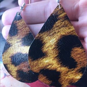Animal print earrings